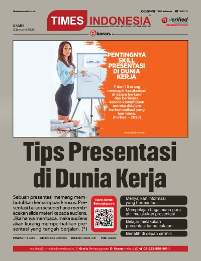 Edisi Kamis, 5 Januari 2023: E-Koran, Bacaan Positif Masyarakat 5.0
