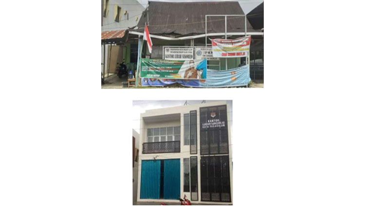 Wow, Bangunan Kantor Lurah Sukorejo Kota Pagaralam Kini Makin Cantik