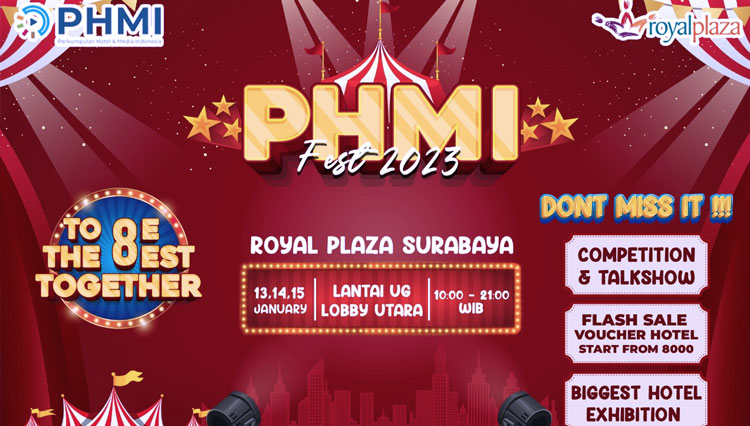 PHMI Fest dalam rangka memperingati hari ulang tahun ke-8 PHMI di Royal Plaza mulai 13-15 Januari 2022 mendatang. (FOTO: Dok.PHMI)