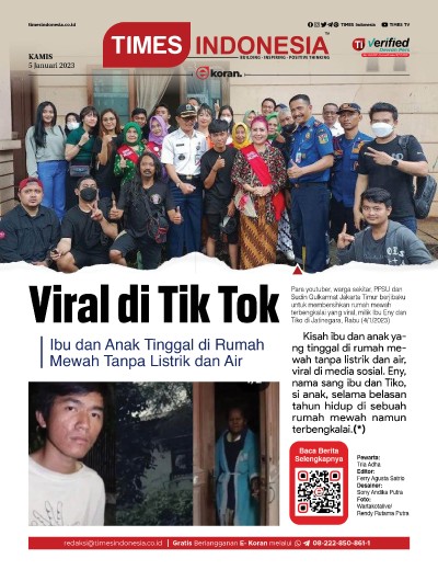 Edisi Kamis, 5 Januari 2023: E-Koran, Bacaan Positif Masyarakat 5.0