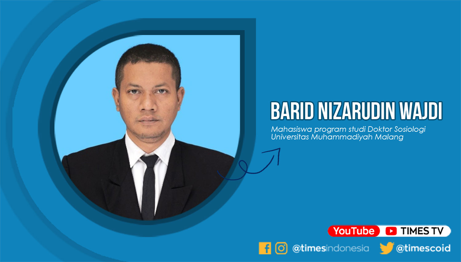 Barid Nizarudin Wajdi, Mahasiswa progam studi Doktor Sosiologi Universitas Muhammadiyah Malang.