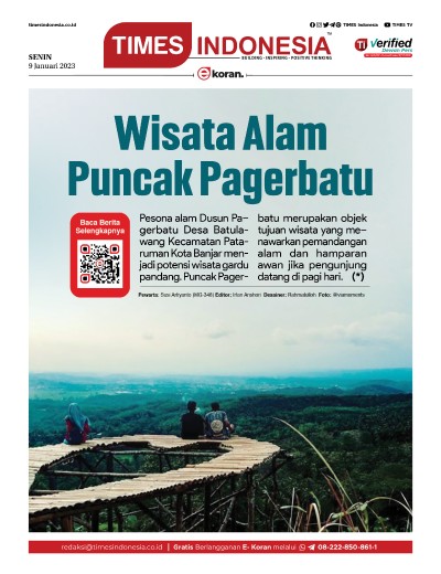 Edisi Senin, 9 Januari 2023: E-Koran, Bacaan Positif Masyarakat 5.0 