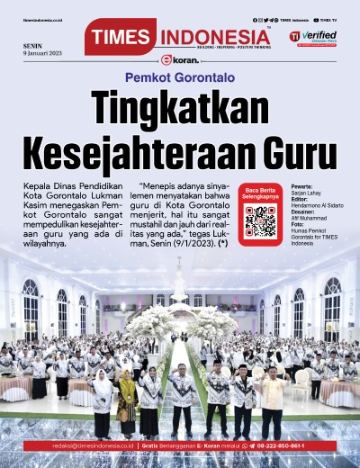 Edisi Senin, 9 Januari 2023: E-Koran, Bacaan Positif Masyarakat 5.0 