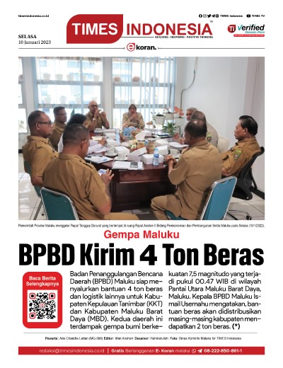 Edisi Selasa, 10 Januari 2023: E-Koran, Bacaan Positif Masyarakat 5.0 