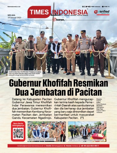 Edisi Selasa, 10 Januari 2023: E-Koran, Bacaan Positif Masyarakat 5.0 