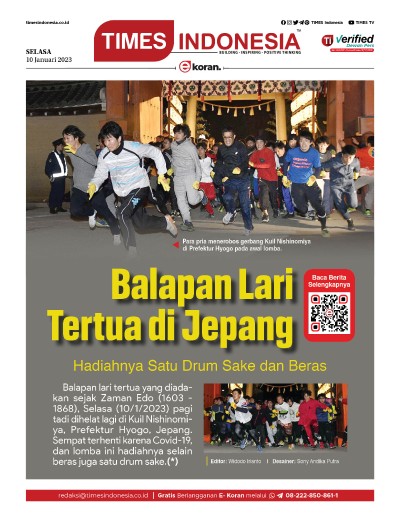 Edisi Selasa, 10 Januari 2023: E-Koran, Bacaan Positif Masyarakat 5.0 
