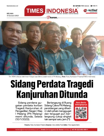 Edisi Selasa, 10 Januari 2023: E-Koran, Bacaan Positif Masyarakat 5.0 