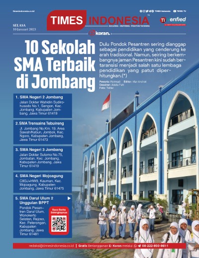 Edisi Selasa, 10 Januari 2023: E-Koran, Bacaan Positif Masyarakat 5.0 
