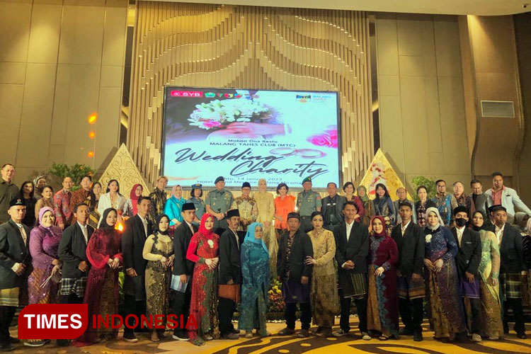 Suasana Wedding Charity yang diselenggarakan oleh Malang Tahes Club di Hotel Grand Mercure Malang Miramar, Sabtu (14/1/2023). (Foto: Mirzalina Aufar/TIMES Indonesia)