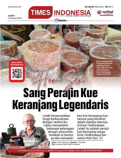 Edisi Sabtu, 14 Januari 2023: E-Koran, Bacaan Positif Masyarakat 5.0