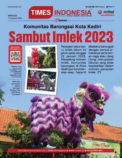  	Edisi Minggu, 15 Januari 2023: E-Koran, Bacaan Positif Masyarakat 5.0 
