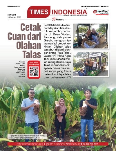 Edisi Minggu, 15 Januari 2023: E-Koran, Bacaan Positif Masyarakat 5.0