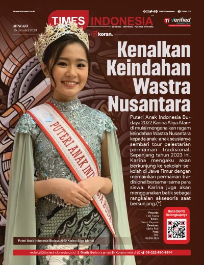 Edisi Minggu, 15 Januari 2023: E-Koran, Bacaan Positif Masyarakat 5.0