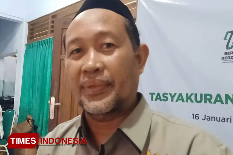 Khalid Ketua Baznas Ponorogo. (FOTO: Marhaban/ TIMES Indonesia)