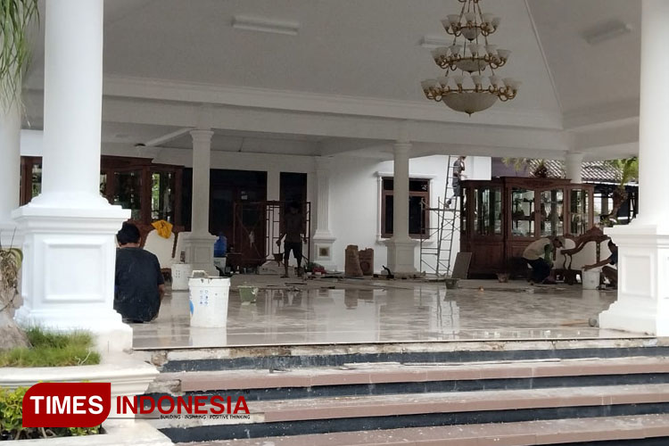 Sempat Hangus, Pendopo Wali Kota Banjar Mulai Direnovasi