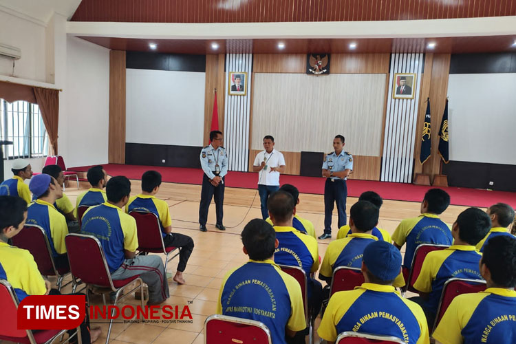 Suasana penyuluhan di Lapas Narkotika Yogyakarta. (FOTO: Fajar Rianto/TIMES Indonesia)