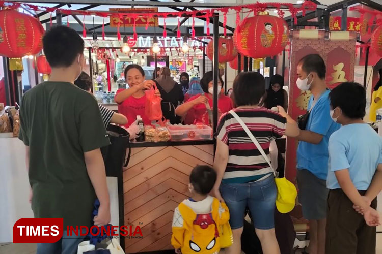 Kemeriahan Pasar Imlek di Lippo Plaza Jember. (Foto: Lippo for TIMES Indonesia) 