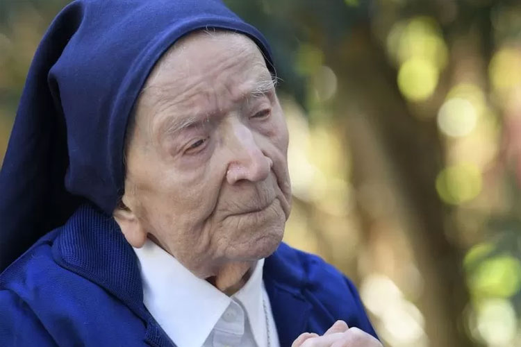 Lucile Randon, wanita tertua di dunia meninggal di usia 118 tahun. (Foto: Getty Images)