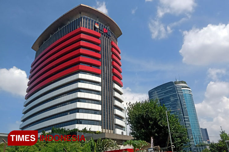 Gedung Merah Putih KPK di Jakarta. (FOTO: Moh Ramli/TIMES Indonesia)