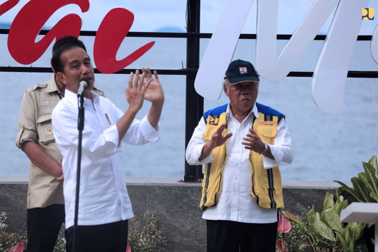 Resmikan Penataan Kawasan Pantai Malalayang dan Bunaken, Presiden RI Jokowi: Jaga Kebersihan