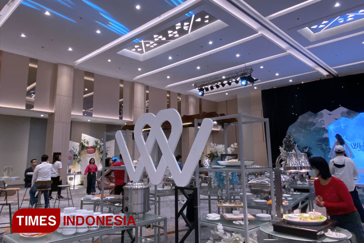 Suasana The Wishes Wedding Fair di Harris Bundaran Satelit Surabaya. (FOTO: Shinta Miranda/TIMES Indonesia) 