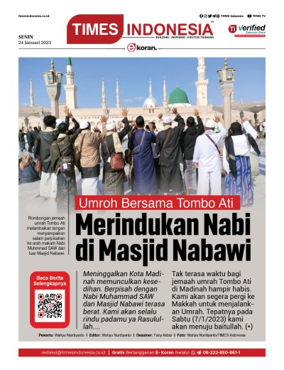 Edisi Selasa, 24 Januari 2023: E-Koran, Bacaan Positif Masyarakat 5.0 