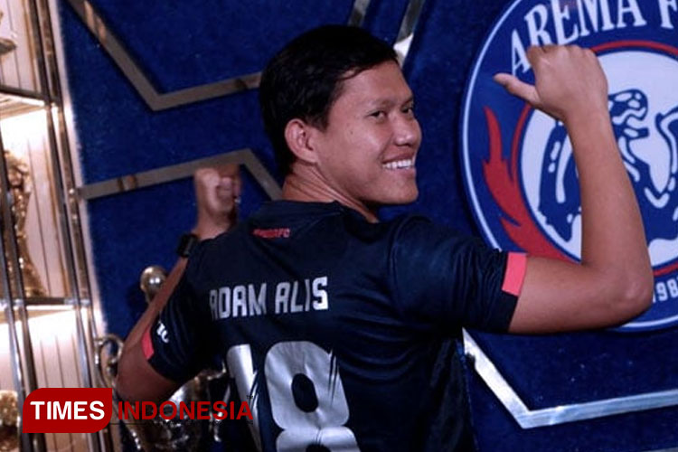 Adam Alia saat berseragam Arema FC. (Foto: Dok. TIMES Indonesia)