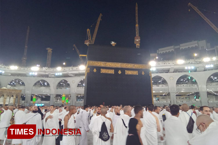 Ilustrasi - JCH Indonesia saat melaksanakan ibadah haji. (FOTO: Wahyu/TIMES Indonesia)