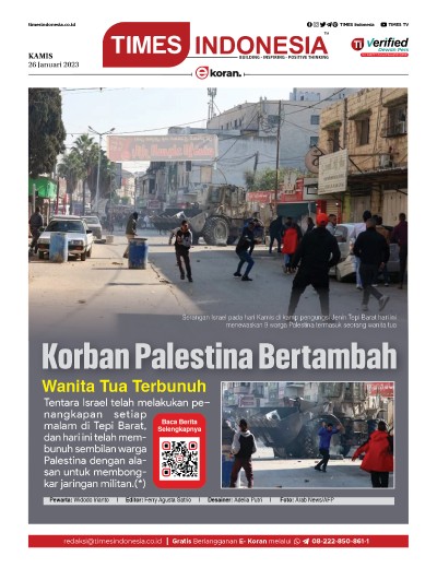 Edisi Kamis, 26 Januari 2023: E-Koran, Bacaan Positif Masyarakat 5.0