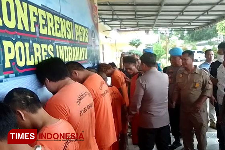 Sindikat narkoba berhasil diamankan Polres Indramayu Jawa Barat. (Foto: Selamet Hidayat/TIMES Indonesia)