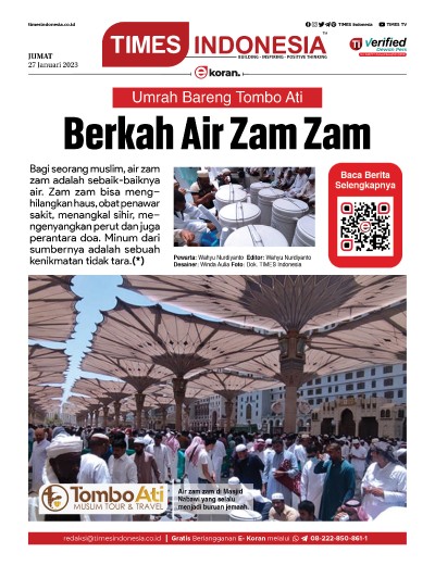 Edisi Jumat, 27 Januari 2023: E-Koran, Bacaan Positif Masyarakat 5.0