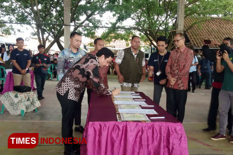 Bapenda Majalengka Gencarkan Program Gempita. (FOTO: Hendri Firmansyah/TIMES Indonesia)