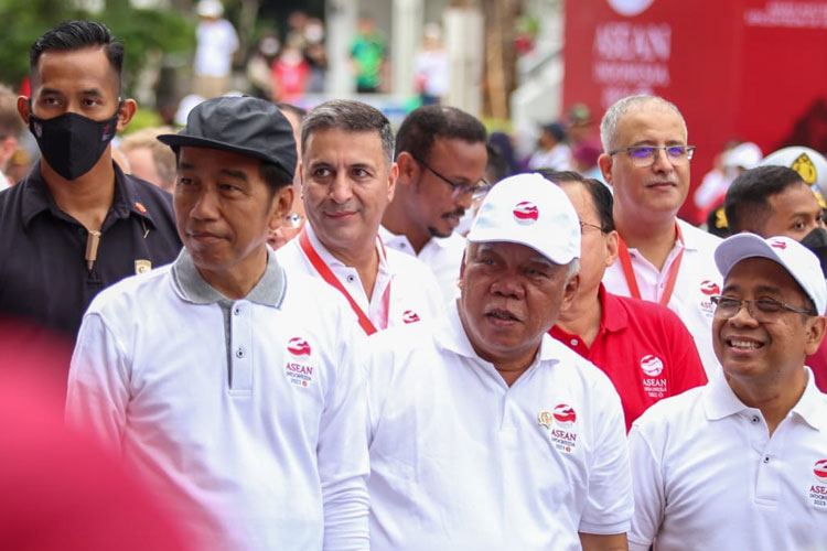 Didampingi Menteri PUPR RI Buka Kick Off Keketuaan ASEAN, Presiden RI Jokowi: ASEAN Penting buat Dunia