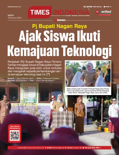 Edisi Senin, 30 Januari 2023: E-Koran, Bacaan Positif Masyarakat 5.0