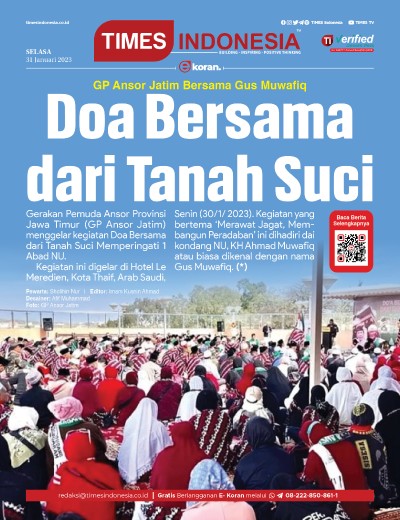 Edisi Selasa, 31 Januari 2023: E-Koran, Bacaan Positif Masyarakat 5.0 