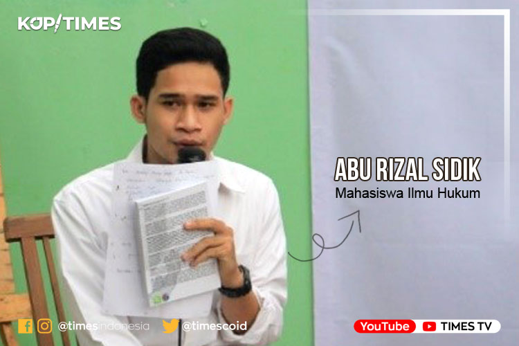 Abu Rizal Sidik, Mahasiswa Ilmu Hukum.