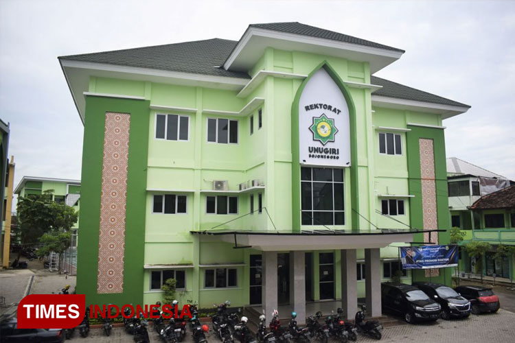 GEDUNG-Rektorat Universitas Nahdlatul Ulama Sunan Giri (UNUGIRI) yang beralamat di Jalan Ahmad Yani Nomor 10 Bojonegoro. (FOTO: AJP TIMES Indonesia).