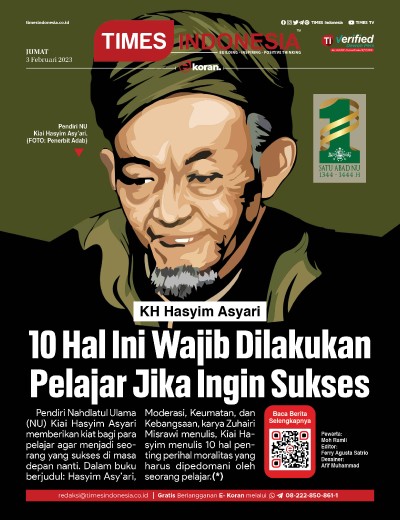 Edisi Jumat 3 Februari 2023: E-Koran, Bacaan Positif Masyarakat 5.0 