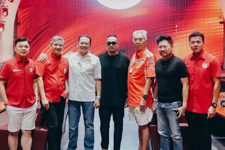 Ketua IMI Bambang Soesatyo saat menghadiri acara Inagurasi Pengurus Baru FOCI 2023-2025 di Jakarta, Sabtu (4/2/23). (Foto: dok MPR RI)