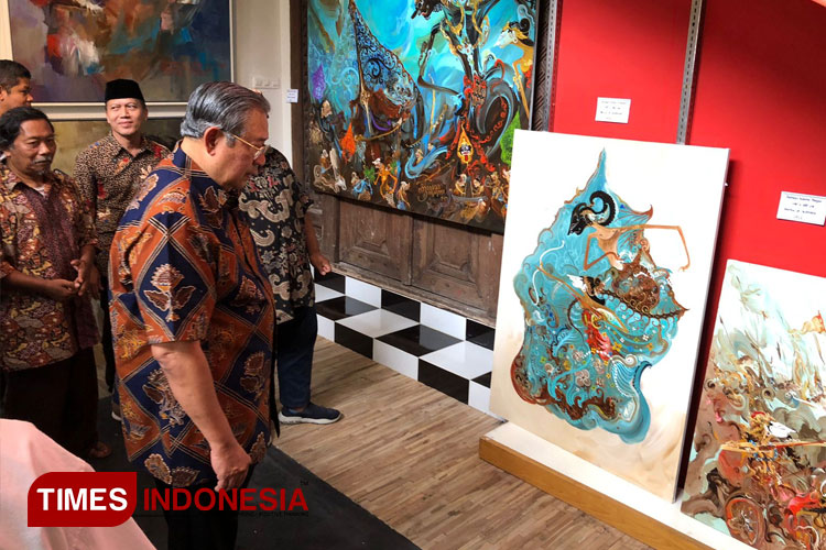 SBY Datangi Kota Malang, Beli Lukisan untuk Koleksi di Museum Galeri