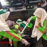 Local Youth of Sidoarjo Doing Service Community During 1 Abad NU