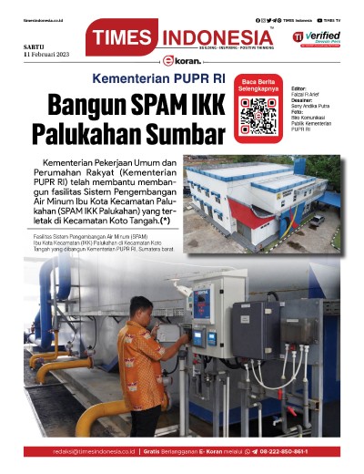 Edisi Sabtu, 11 Februari 2023: E-Koran, Bacaan Positif Masyarakat 5.0