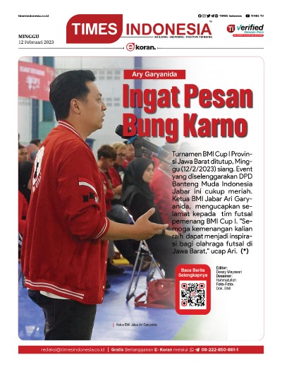 Edisi Minggu, 12 Februari 2023: E-Koran, Bacaan Positif Masyarakat 5.0