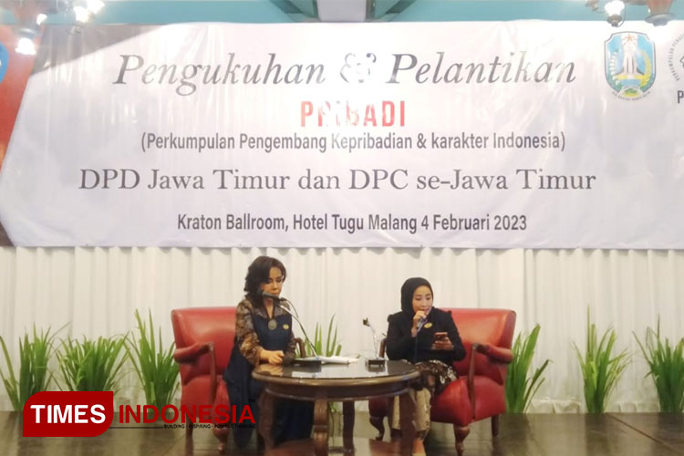 Lisa Natalia bagikan tips cara mengelola stres dalam Talk Show PRiBADI (4/2/2023) (Foto: Fascal Muhamad Akbar/TIMES Indonesia)