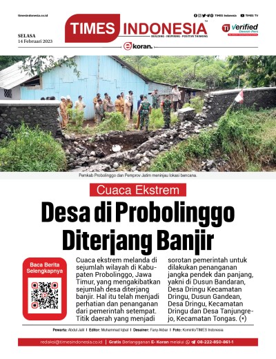 Edisi Selasa, 14 Februari 2023: E-Koran, Bacaan Positif Masyarakat 5.0