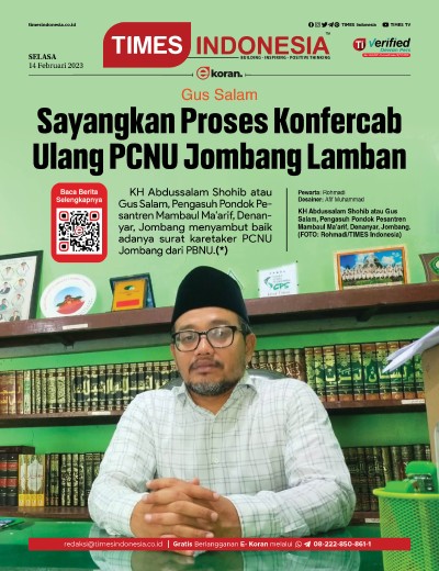 Edisi Selasa, 14 Februari 2023: E-Koran, Bacaan Positif Masyarakat 5.0