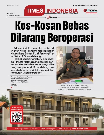 Edisi Selasa, 14 Februari 2023: E-Koran, Bacaan Positif Masyarakat 5.0