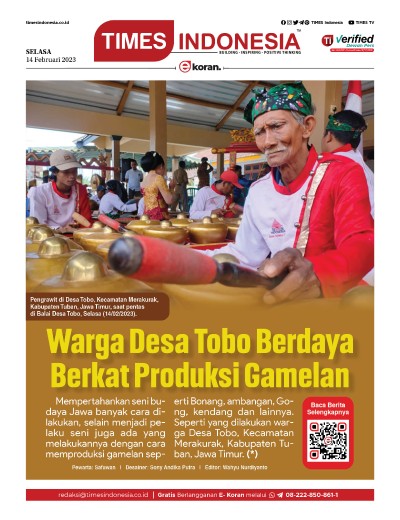 Edisi Selasa, 14 Februari 2023: E-Koran, Bacaan Positif Masyarakat 5.0
