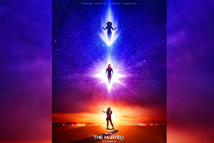 Poster The Marvels yang dirilis Marvel Studios. (FOTO: marvel)