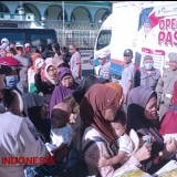 Warga Serbu Operasi Pasar di Pasar Bululawang Malang 